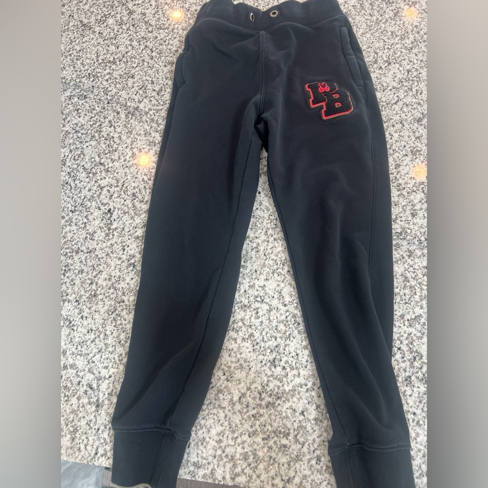 Kids Black Jogger Pants